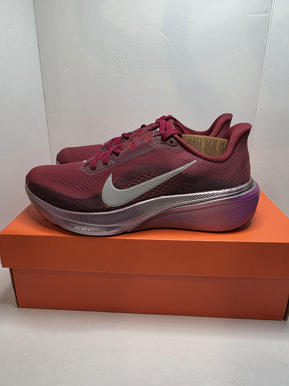 Nike Pegasus 42 SE Team Red/Atomic Pink/Bordeaux/Barely Green SIZE 8.5W